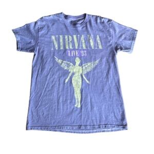Nirvana Live '95 in utero Graphic T-Shirt